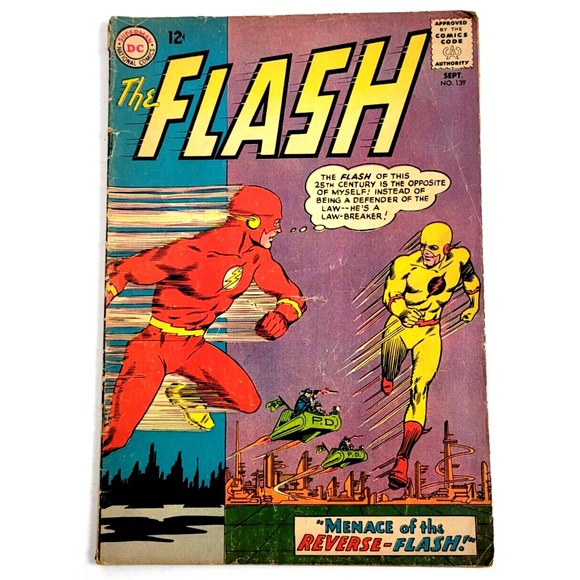 THE FLASH #139 (1963) / VG / DC COMICS / 1ST PROFESSOR ZOOM‎ REVERSE-FLASH